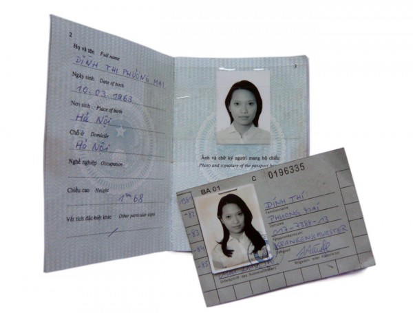 Spezialrequisite // vietnamesischer Pass 60er Jahre
